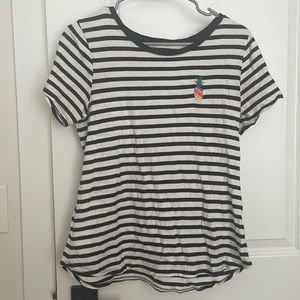 Women’s old navy striped pineapple shirt